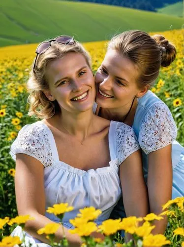 countrywomen,hutterites,homoeopathy,barberton daisies,homeopathically,rapeseed flowers,Photography,General,Realistic