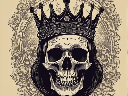 skull with crown,skull drawing,calavera,skull illustration,memento mori,imperial crown,skull bones,vintage skeleton,scull,days of the dead,day of the dead skeleton,crowns,la calavera catrina,death's head,calaverita sugar,death head,king crown,sugar skull,death's-head,crowned,Photography,Documentary Photography,Documentary Photography 36