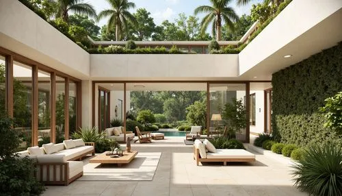 amanresorts,landscaped,landscape designers sydney,garden design sydney,landscape design sydney,sunroom,mid century modern,conservatory,tropical house,wintergarden,anantara,tropical greens,neutra,palm garden,mid century house,breezeway,palmilla,royal palms,garden elevation,berkus