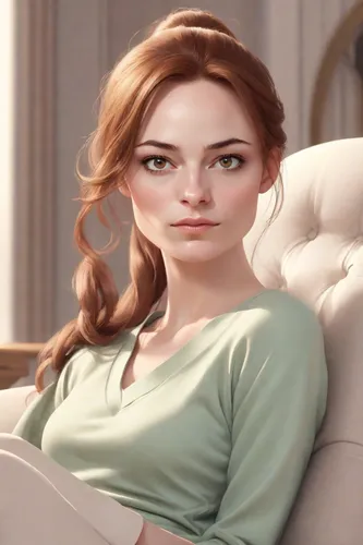 woman sitting,realdoll,female model,a charming woman,female hollywood actress,hollywood actress,portrait background,girl sitting,princess anna,romantic portrait,woman face,vesper,young woman,3d rendered,3d albhabet,jane austen,attractive woman,sofa,woman on bed,princess sofia