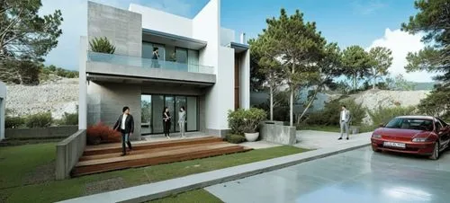 modern house,residencial,3d rendering,fresnaye,landscape design sydney,smart house,Photography,General,Realistic