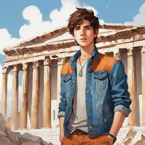 ancient greek temple,greek temple,parthenon,athenian,acropolis,temple of poseidon,athene brama,the parthenon,hellas,athens,greek god,hellenic,school of athens,temple of diana,temple of hercules,greek mythology,neoclassic,artemis temple,pantheon,olympus,Illustration,Paper based,Paper Based 07