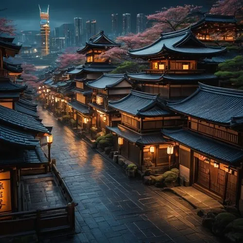 asian architecture,chinese architecture,kyoto,japanese architecture,ancient city,japan's three great night views,lanterns,xi'an,spa town,tsukemono,suzhou,japan landscape,chinese temple,beautiful japan,hanok,oriental,ancient buildings,night scene,shanghai,beautiful buildings,Photography,General,Fantasy