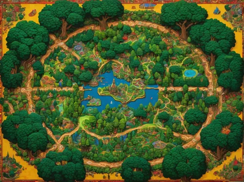 druid grove,fairy village,arboretum,fruit fields,the old botanical garden,gardens,the garden,garden of plants,fairy world,rainbow world map,crescent spring,park akanda,nature garden,clove garden,garden of eden,botanical garden,elven forest,rosarium,island of fyn,circle around tree,Conceptual Art,Daily,Daily 26