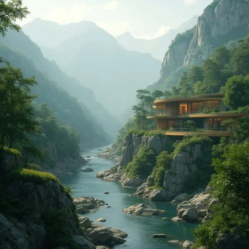 wudang,tigers nest,fallingwater,hushan,house in mountains,house in the mountains,wenchuan,amanresorts,shaoming,huashan,asian architecture,qinshan,teahouse,south korea,huanglong,qingming,taroko,japan landscape,laoshan,golden pavilion,Photography,General,Realistic