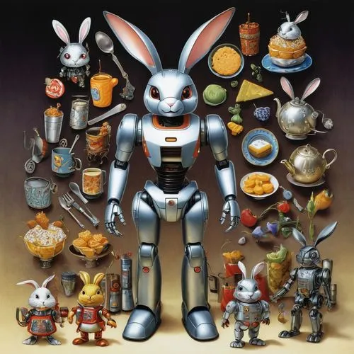 toymakers,rabbot,metal toys,animatronics,toyline,robotix,vintage toys,collectible action figures,medabots,rabbids,toymaker,revoltech,robotlike,figurines,robocon,plug-in figures,automatons,kidrobot,roboto,animatronic,Illustration,Children,Children 03