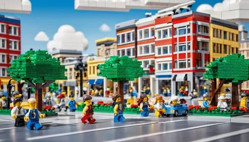 lego city,lego background,moc chau hill,legomaennchen,pedestrianized,micropolis,pedestrianisation,lego,lego building blocks,lego blocks,microdistrict,from lego pieces,miniland,legoland,lego trailer,lego brick,playmobil,lego frame,townscape,shopping street,Art,Artistic Painting,Artistic Painting 01