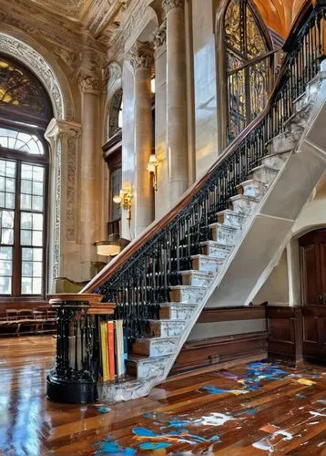 foyer,entrance hall,library,reading room,children's interior,staircase,staircases,old library,lobby,enfilade,nypl,public library,athenaeum,entryway,outside staircase,musée d'orsay,stair,interior decor,escaleras,hallway,Conceptual Art,Graffiti Art,Graffiti Art 08