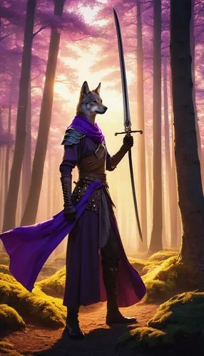 purple landscape,the wanderer,wall,purple wallpaper,samurai,lone warrior,purple background,dane axe,defense,swordsman,purple,dodge warlock,thundercat,shredder,cg artwork,fantasy picture,dusk background,samurai fighter,sentinel,howling wolf,Photography,General,Realistic