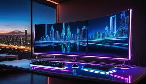 pc tower,plasma tv,monitor wall,fractal design,computer room,aesthetic,tv set,computer workstation,sky apartment,modern room,modern office,game room,hdtv,modern decor,luxe,tv,modern,tv cabinet,pc,ultramodern,Illustration,Black and White,Black and White 19