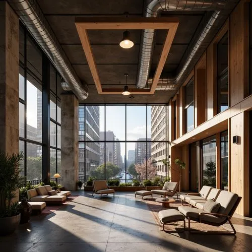 loft,lofts,modern office,daylighting,offices,atriums,penthouses,midcentury,interior modern design,modern decor,contemporary decor,interiors,bureaux,minotti,interior design,office buildings,3d rendering,lobby,gensler,atrium