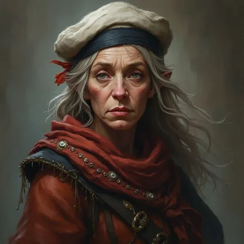 aveline,old woman,woman portrait,fantasy portrait,amundsen,misuari