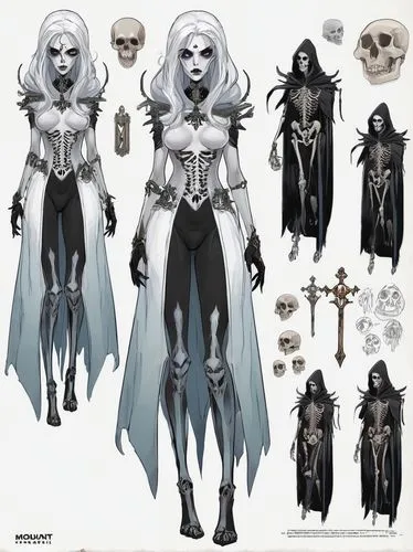 wodrow,lich,undead warlock,sorceresses,drow,lilandra,Unique,Design,Character Design