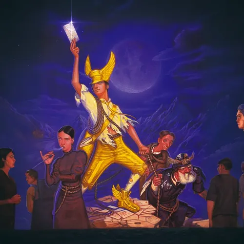 the pied piper of hamelin,angel moroni,torch-bearer,shaolin kung fu,yi sun sin,walpurgis night,golden dragon,fire eater,fire dance,fire-eater,fire artist,torchlight,wuchang,firedancer,el salvador dali