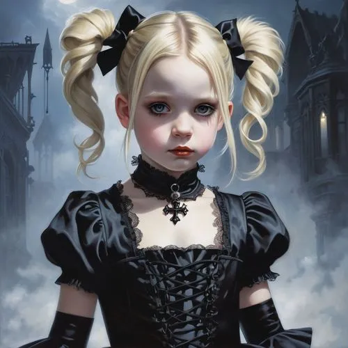 gothic portrait,gothic style,gothic,gothic dress,gothic woman,abigaille,gothicus,royo,lenore,vampy,victoriana,goth,behenna,lacrimosa,narcissa,goth woman,bjd,vampire,goth like,fairy tale character,Conceptual Art,Fantasy,Fantasy 29