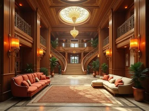 hallway,entrance hall,riad,hotel lobby,amanresorts,lobby,ornate room,the cairo,emirates palace hotel,luxury hotel,hotel hall,entryway,dragon palace hotel,greystone,royal interior,gleneagles hotel,foyer,opulently,luxury home interior,cochere,Photography,General,Realistic