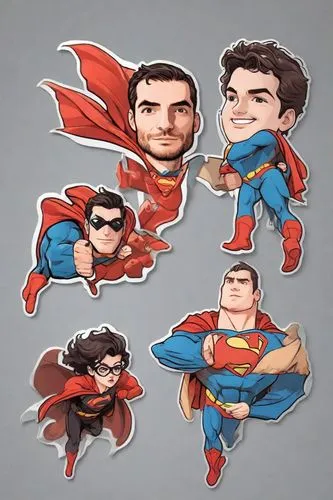 superman logo,superman,super man,super dad,stickers,icon set,comic hero,super hero,lasso,clipart sticker,banner set,vector images,figure of justice,vector graphic,flash unit,cutout,stamps,comic character,comic characters,justice league,Digital Art,Sticker