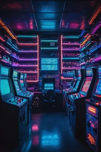 ufo interior,game room,spaceship interior,arcade games,arcade,arcades,spaceland,robotron,retro diner,nostromo,spaceship space,computer room,contra,galaga,cyberscene,arcading,galaxian,polybius,jukeboxes,cyberpunk,Unique,Pixel,Pixel 04