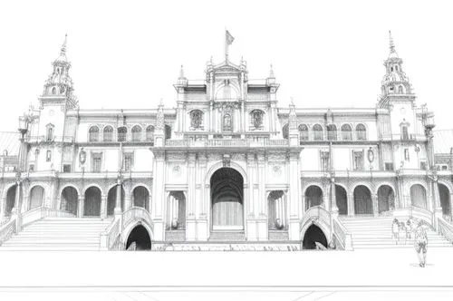 pencil ,palace,the palace,castle of the corvin,city palace,grand master's palace,europe palace,white temple,fairy tale castle,the royal palace,concept art,crown render,marble palace,kirrarchitecture,r