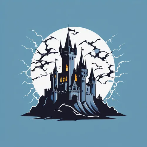 fairy tale castle,fairy tale icons,haunted castle,hogwarts,witch's house,ghost castle,fairytale castle,disney castle,cinderella's castle,castle,witch broom,fairy tales,fairy tale,halloween background,castles,cinderella castle,children's fairy tale,halloween wallpaper,haunted cathedral,halloween illustration,Unique,Design,Logo Design