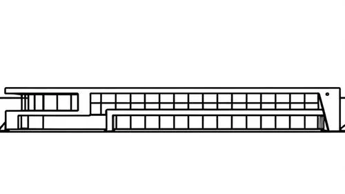 Front view of hospital with white plaster and glass material and black profile bar in middle. Without background
The name of hospital is Medicena Hospital,double-deck electric multiple unit,metrorail,