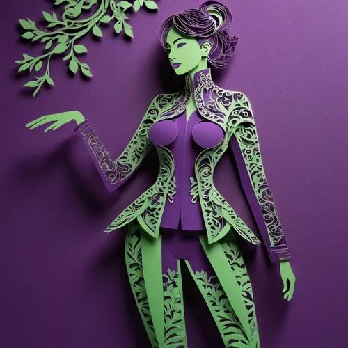 paper art,neon body painting,ouanna,gamora,background ivy,sagmeister,Unique,Paper Cuts,Paper Cuts 04