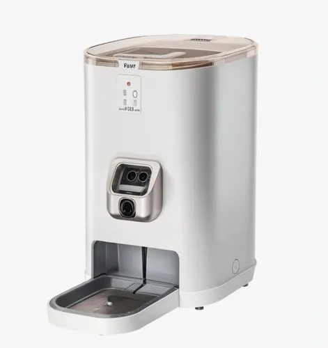 自动宠物喂食器,a water dispenser sitting on top of a table,ice cream maker,microbrewer,breville,delonghi,coffeemaker,autoclaves,Photography,General,Realistic