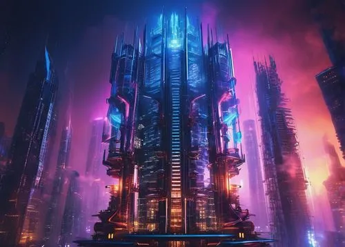 cybercity,metropolis,futuristic landscape,cybertron,cyberpunk,polara,valerian,dystopian,arcology,cybertown,cyberia,futuristic,coruscant,fantasy city,bladerunner,cyberworld,scifi,cyberport,dystopia,megacorporation,Illustration,Realistic Fantasy,Realistic Fantasy 37