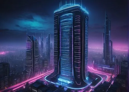 cybercity,guangzhou,futuristic landscape,cyberport,futuristic architecture,futuristic,cybertown,cyberpunk,skyscraper,electric tower,the skyscraper,shanghai,largest hotel in dubai,dubai,vanu,ctbuh,pc tower,vdara,mubadala,megacorporation,Illustration,Paper based,Paper Based 28