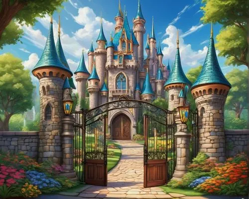 fairy tale castle,fairytale castle,disney castle,cinderella's castle,shanghai disney,disneyland park,castletroy,fantasyland,tokyo disneyland,cartoon video game background,sleeping beauty castle,castlelike,castledawson,the disneyland resort,knight's castle,disneyfied,bonnycastle,front gate,fantasy world,fairy tale,Illustration,Paper based,Paper Based 28