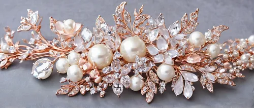 Wedding Hairpiece Rose Gold Floral Pearl Crystal,qin leaf coral,soft coral,sea shell,wet water pearls,cloves schwindl inge,rock coral,golden coral,sea shells,soft corals,stony coral,dried flowers,drie