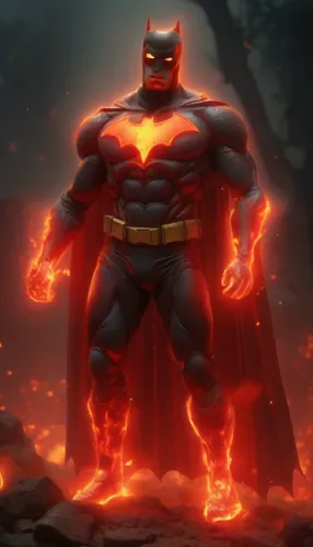 a picture of a batman with the title batman returns on fire,lantern bat,batsuit,batstone,batman,buttman,dkr