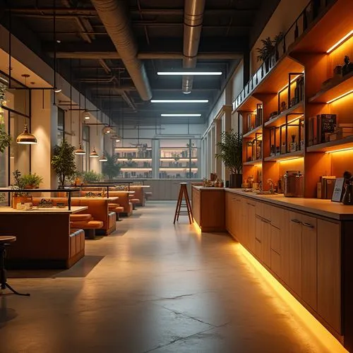 loft,officine,chefs kitchen,modern office,coffeeshop,the coffee shop,bureaux,teahouses,coffee shop,lofts,working space,offices,coffeeshops,coffeehouses,officina,kitchen interior,wine bar,modern kitchen interior,bar counter,workspaces,Photography,General,Realistic