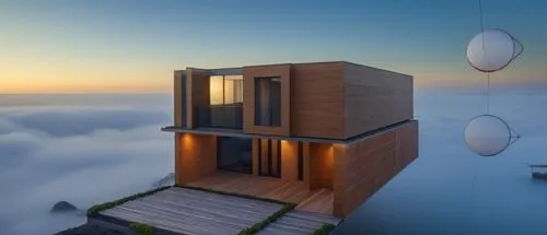 sky apartment,cube stilt houses,floating huts,cubic house,sky space concept,above the clouds,snohetta,skyloft,dunes house,penthouses,cube house,modern architecture,floating island,inverted cottage,3d 