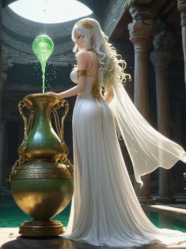 frigga,gothel,tinkerbell,white rose snow queen,etheria,sigyn,justitia,galadriel,celtic woman,rosalina,ewer,tink,lady justice,priestess,annunciation,amalthea,goddess of justice,estess,priestesses,peignoir,Conceptual Art,Fantasy,Fantasy 03