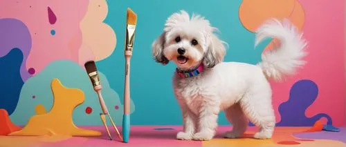 tibetan terrier,old english sheepdog,coton de tulear,bearded collie,havanese,sealyham terrier,color dogs,lhasa apso,bichon frisé,irish soft-coated wheaten terrier,cockapoo,skye terrier,colorful foil background,labradoodle,rainbow pencil background,portuguese water dog,pet vitamins & supplements,shih tzu,mop,komondor,Photography,Artistic Photography,Artistic Photography 12