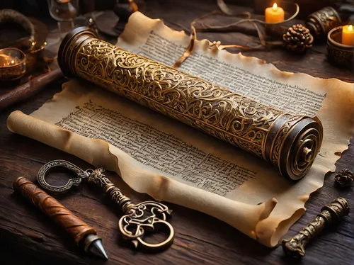 scrolls,writing accessories,magic grimoire,paper scroll,dead sea scroll,writing instrument accessory,treasure chest,scroll,book antique,prayer book,parchment,magic book,scroll wallpaper,divination,treasures,calligraphy,music chest,torah,writing implement,dead sea scrolls,Photography,General,Fantasy