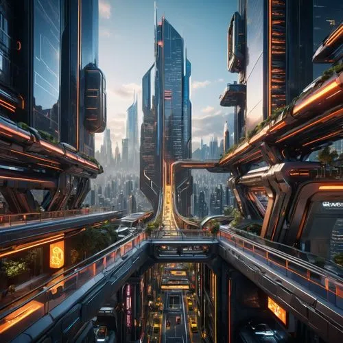 futuristic landscape,cybercity,superhighways,metropolis,coruscant,futuristic,Photography,General,Sci-Fi