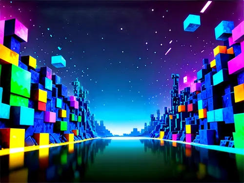 cube background,3d background,panoramical,cubic,cubes,cartoon video game background,mobile video game vector background,virtual landscape,fractal environment,colorful city,tetris,cinema 4d,fantasy city,cube sea,digiart,3d fantasy,colorful background,virtual world,pixel cube,cyberspace,Unique,Pixel,Pixel 03