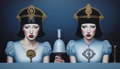 priestesses,stewardesses,nuns,womenpriests,hourglasses,brignac,fornasetti,perfumers,absinthe,hostesses,attendant,transubstantiation,temptresses,rosicrucians,absinthium,headmistresses,perfume bottles,canonesses,chalices,laibach,Conceptual Art,Daily,Daily 22