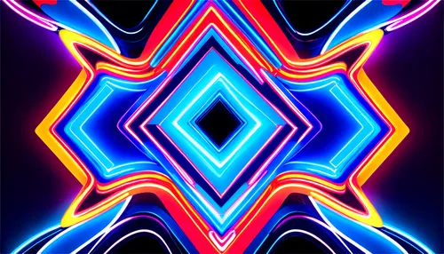 neon sign,kaleidoscope art,abstract design,neon arrows,amoled,abstract retro,kaleidoscape,neon light,zigzag background,light drawing,triangles background,neon ghosts,digiart,kaleidoscope,wavevector,light fractal,kaleidoscopic,tron,neon lights,neon,Illustration,Vector,Vector 16