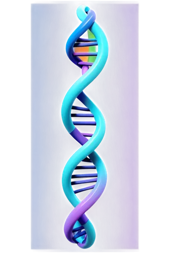 Chromosome, clipart style, helix structure, colorful bands, detailed texture, 3D rendering, close-up view, soft focus, ambient light, pastel color tone, simplified composition.,dna helix,dna,genetic c