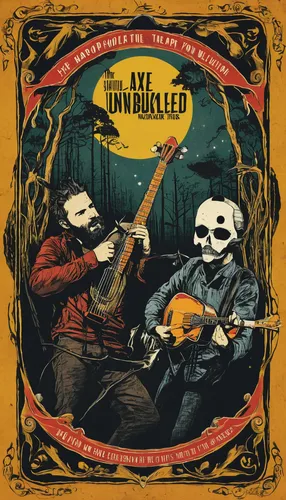 The Harpoonist & The Axe Murderer will be playing Unbuckled this year (Unbuckled),cd cover,unhoused,multiseed,unwritten,illumnated,uninhabited island,mountain lake will be,undead,umberella,orphaned,uk