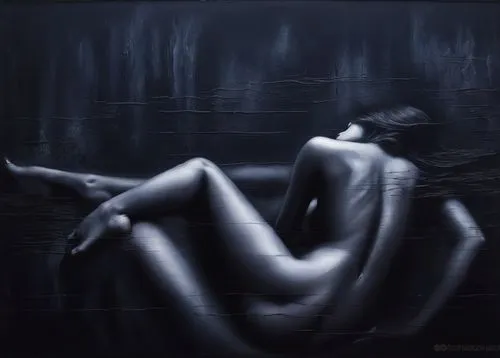 naiad,bodyscape,fathom,volou,languid,gothika,sirene,inviolate,charcoal drawing,dark art,amphitrite,veruovic,water nymph,submersed,submersion,naiads,siren,bather,todorovic,lacombe,Illustration,Realistic Fantasy,Realistic Fantasy 46