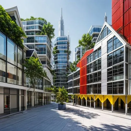 glass facades,mixed-use,glass facade,barangaroo,kirrarchitecture,urban design,hafencity,modern architecture,futuristic architecture,glass building,düsseldorf,office buildings,property exhibition,chats