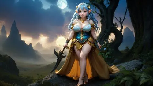 sorceress,etheria,jaina,everquest,fantasy picture,elona