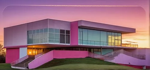 cube house,modern architecture,modern house,dunes house,cubic house,mid century house,pink squares,contemporary,pink dawn,mid century modern,modern building,pink grass,frame house,magenta,smart house,