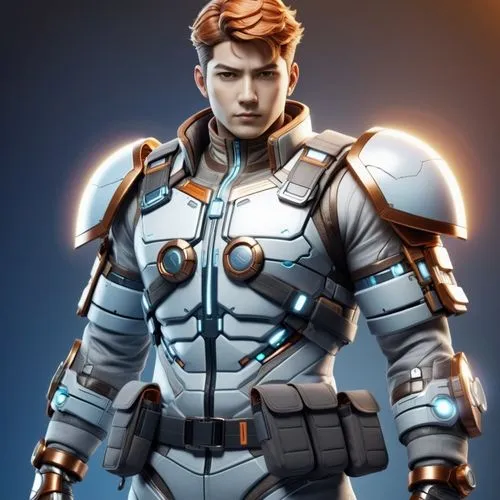 guardian ranger,an 3d man character futuristic suit,shatterstar,steel man,garrison,garen,raikov,tutakov,Unique,3D,3D Character