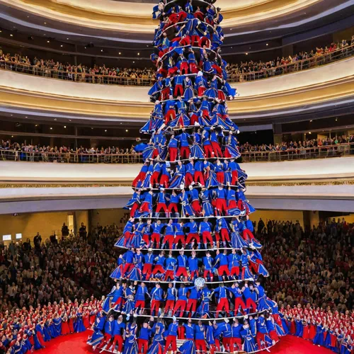 the tallest human tower 32 (1),tree toppers,castellers,castells,the christmas tree,christmas tree,christmas tree ball,decorate christmas tree,christmas tree christmas,penny tree,trumpet tree,christmas