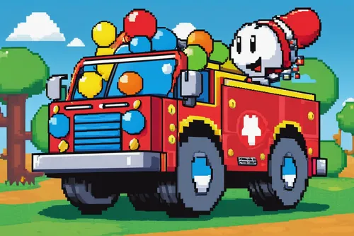 Create a lighthearted poem about the excitement of playing the firetruck game,fire truck,firetruck,white fire truck,easter truck,tractor,engine truck,farm tractor,tank pumper,child's fire engine,fire 